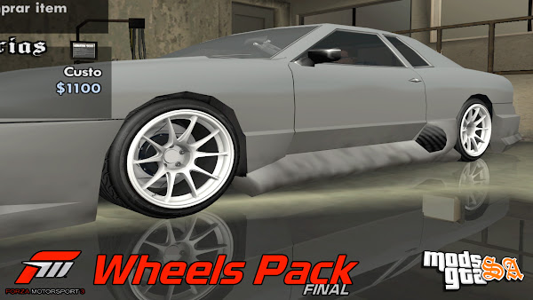 Pack de Rodas do Forza Horizon 3 para GTA San Andreas